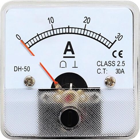 DH-50 DC AMMETER POINTER 1A 2A 3A 5A 10A 15A 20A 30A 50A 100A 200A 250A 300A 400A 500A 75MA لوحة 1PCS (500-75MV) in Saudi Arabia