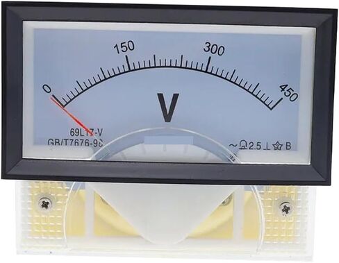 69L17-V 250V 300V 450V 500V AC Direct Analog Meter Panel Gauge Voltage Current 85 * 46MM 1Pcs(AC100V) in Saudi Arabia