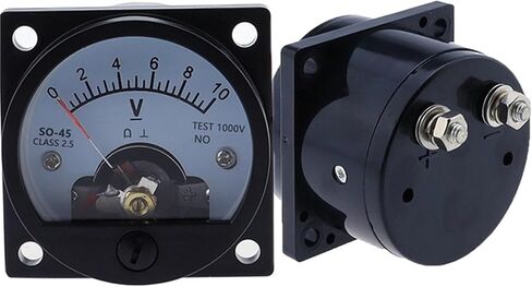 SO-45 DC Voltmeter 1V 2V 3V 5V 10V 15V 20V 30V 40V 50V 100V 150V 200V 250V Voltage Panel Meter 1Pcs(DC 3V) in Saudi Arabia