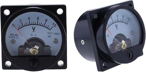 SO-45 DC Voltmeter 1V 2V 3V 5V 10V 15V 20V 30V 40V 50V 100V 150V 200V 250V Voltage Panel Meter 1Pcs(DC 3V) in Saudi Arabia