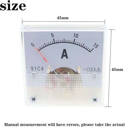 91C4-A DC TYPE TYPE AMMETER 1A 2A 3A 5A 10A 15A 30A 50A 75A 100A 150A 200A 300A 400A 500A 1PCS (30a) in Saudi Arabia