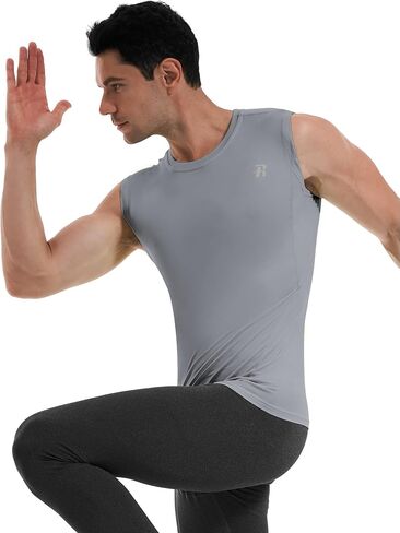 Runhit 2 Pack Men Men Lexerts Terts Olcyfeless Workout Athletic Tank Top Sports Base Litershirt in Saudi Arabia