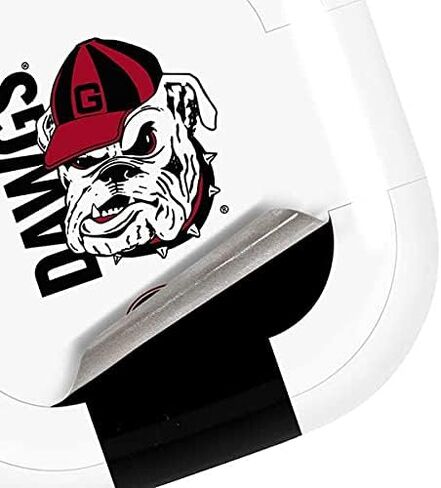 Skinit Skinit Audio Audio Skin متوافق مع Galaxy Buds Pro - تصميم جامعة جورجيا Red Jersey رسميًا in Saudi Arabia