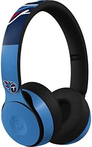 Skinit Skinit Audio Audio Skin متوافق مع Beats Solo Pro - NFL Tennessee Titans مرخص رسميًا in Saudi Arabia