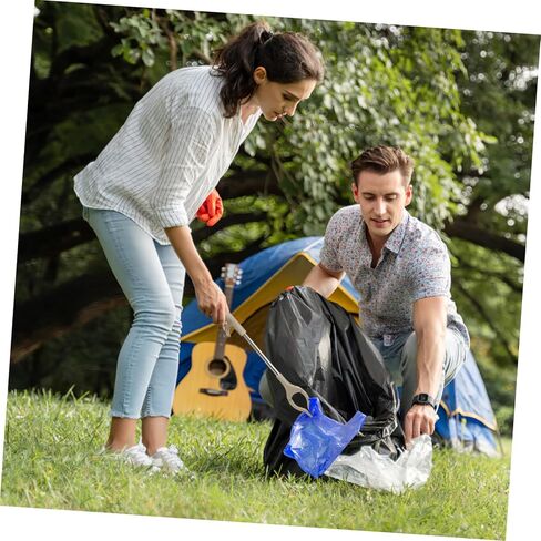 Cabilock Garbage Cramp Iron Sanitory Worker Accessory Stainless Steel Picker Trash Clamp Easy to Use Non-Slip Grip in Saudi Arabia