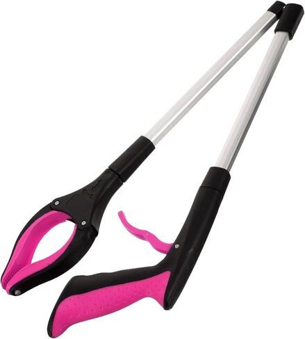 Garbage Clamp Tool Long Pole Heavy Duty Grabber for Elderly Trash Picker for Home Reaching Stick Easy Locking Hinge in Saudi Arabia
