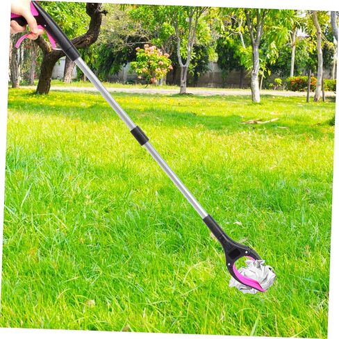 Garbage Clamp Tool Long Pole Heavy Duty Grabber for Elderly Trash Picker for Home Reaching Stick Easy Locking Hinge in Saudi Arabia