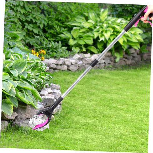 Garbage Clamp Tool Long Pole Heavy Duty Grabber for Elderly Trash Picker for Home Reaching Stick Easy Locking Hinge in Saudi Arabia