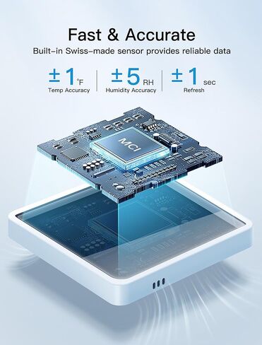مونيتو ​​جودة الهواء في الهواء ، مقياس الرطوبة الرقمي ، مقياس الرطوبة ، الرطوبة ، رطوبة درجة حرارة مقياس الغرفة ، مراقبة رطوبة درجة الحرارة Forco2 ، TVOC ، الفورمالديهايد ، المنزل ، غرفة النوم ، غرفة الطفل ، المكتب in Kuwait