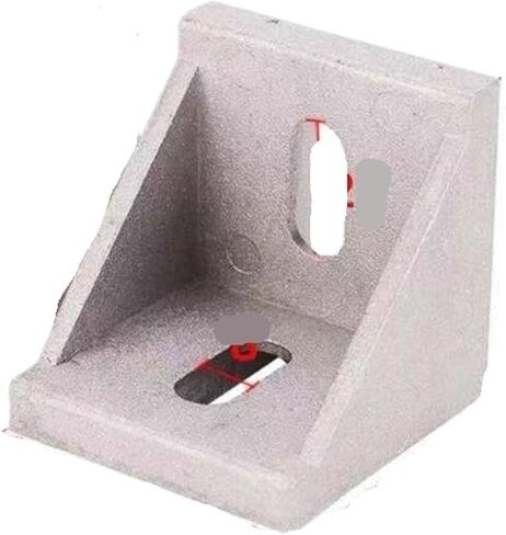 2 Pcs 2020 2028 2040 3030 3060 4040 Angle Accessories Angle Aluminum L Connector Bracket Fasteners Matching Use Industrial Aluminum Profiles(3030) in Saudi Arabia