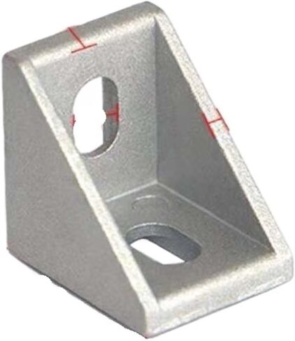 2 Pcs 2020 2028 2040 3030 3060 4040 Angle Accessories Angle Aluminum L Connector Bracket Fasteners Matching Use Industrial Aluminum Profiles(3030) in Saudi Arabia