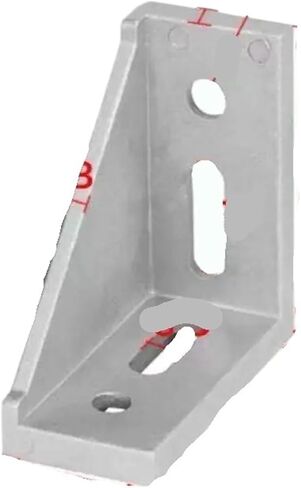 2 Pcs 2020 2028 2040 3030 3060 4040 Angle Accessories Angle Aluminum L Connector Bracket Fasteners Matching Use Industrial Aluminum Profiles(3030) in Saudi Arabia