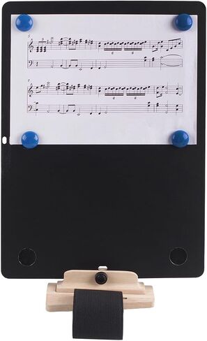 Asixxsix Marching Lyre Adjustable Marching Band Music Stand for Flute Trumpet with Ergonomic Arc Base Non Slip Silicone Pads Magnetic Sheet Holder a 4 a 5 Compatibility in Saudi Arabia