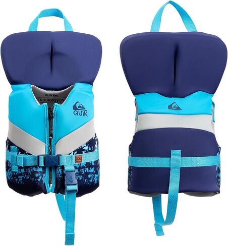 QUIKSILVER Life Jacket for Youth/Kids/Infant, USCG and Transport Canada Approved Life Vest, Evoprene PFD, Level 70 Buoyancy Aids for Boating Fishing Kayaking Water Sports in Saudi Arabia