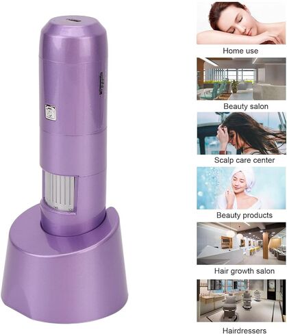 جهاز محلل فروة الرأس ، من 5 إلى 200x محمولة LED ذكية محلل الشعر جهاز التحليل الماسح الضغلي in Saudi Arabia