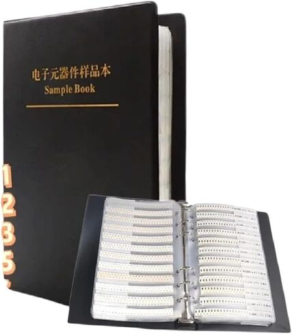 كتاب مقاوم كيت المقاوم 0805 رقاقة مقاوم مجموعة مجموعة 0201 0402 0603 1206 1 ٪ FR-07 SMT 170 القيم 0R-10M عينة كتاب جديد للوصول 2025 عالية للجودة in Saudi Arabia