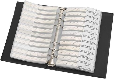 603 Series 170 Types Resistors Assorted Electrical and Electrical Kit Electronic Components Sample Book Black in Saudi Arabia
