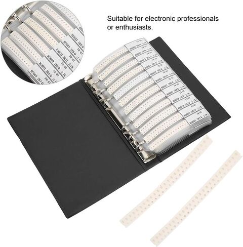 603 Series 170 Types Resistors Assorted Electrical and Electrical Kit Electronic Components Sample Book Black in Saudi Arabia