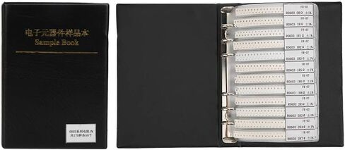 603 Series 170 Types Resistors Assorted Electrical and Electrical Kit Electronic Components Sample Book Black in Saudi Arabia