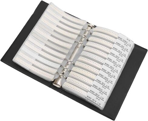 603 Series 170 Types Resistors Assorted Electrical and Electrical Kit Electronic Components Sample Book Black in Saudi Arabia