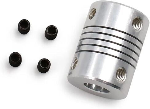 5 × 8 ملم CNC Motor Jaw Gaw Doleler 5mm إلى 8mm اقتران مرن OD 19x25mm Dropshipping 3/4/5/6/65/7/8/10mm 1pcs (4 × 5) in Saudi Arabia