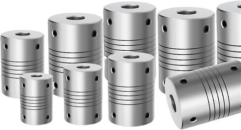 LR D D15L20 Aluminum Elastic Winding Shaft Coupler Motor Connector 3/4/5/6/7/8mm Thimble Type Flexible CNC Coupling 1Pcs(5mmX6mm) in Saudi Arabia