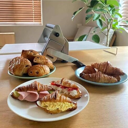 Manual Dough Roller Machine - Adjustable Thickness Sheeter for Bakery, Pizza, Pastry & Fondant - 0.5-17.5mm/0.5-27mm - Perfect for Croissants & Baking Needs in Saudi Arabia