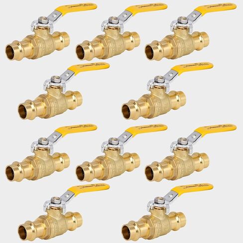 10pcs 3/4 "اضغط على صمام الكرة البقي in Saudi Arabia