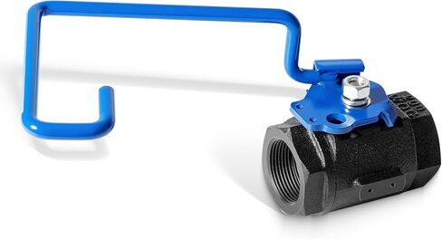 60131007 Ball Valve Replacement for Pitco Fryers, 1-1/4" Right-Hand Valve with 9" Hook Lever Rod Fit for Pitco Fryers SG14 SG18 SSH55 SSH60 SSH75 in Saudi Arabia
