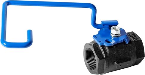 60131007 Ball Valve Replacement for Pitco Fryers, 1-1/4" Right-Hand Valve with 9" Hook Lever Rod Fit for Pitco Fryers SG14 SG18 SSH55 SSH60 SSH75 in Saudi Arabia
