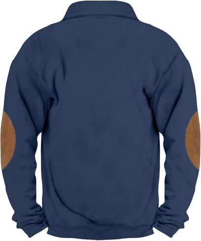 Mens Sweatshirt Flag Graphic Pullover Long Sleeve Stand Collar Button Down Sweatshirts for Men Fall Casual Tops in Saudi Arabia