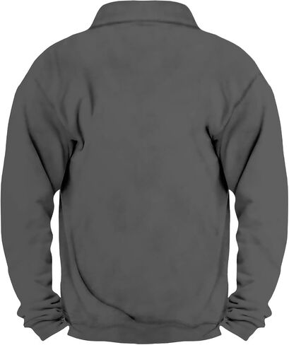 Mens Sweatshirt Flag Graphic Pullover Long Sleeve Stand Collar Button Down Sweatshirts for Men Fall Casual Tops in Saudi Arabia