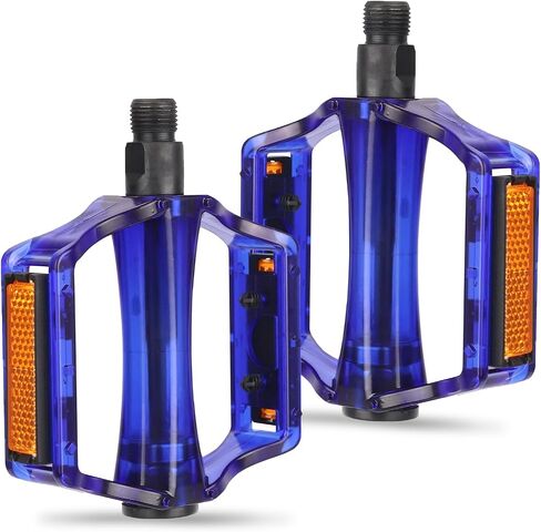 MEGHNA Bike Pedal 9/16 inch Non - Slip Pedal Wear - Resisting with Reflective Stripe Pedals for Mountain Bike Kids Bike Beach Cruiser Bike Folding Bike in Saudi Arabia