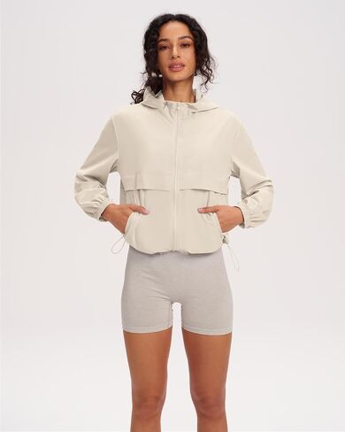 Locachy Women's Lightweight Athletic Workout Hoodie UPF 50+ Sun Protection Long Sleeve Full Zip Running Outdoor Jacket in Saudi Arabia