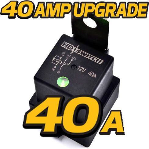 HD Switch 896H -1CH -D1SF - 12V 12VDC 50A/40A ترحيل للأغنية Chuan 896H -1CH -D1SF -T مع ترقية مؤشر LED - مقاوم للطقس - DIODE متكامل - نموذج C SPDT - 896H1CHD1SFT - W/Dilectric Tripe in Saudi Arabia