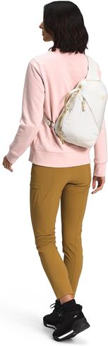 THE NORTH FACE Women's Isabella Sling | Slim Carry Crossbody Bag with Large Main Compartment, Water-Repellent Finish, Blue Eclipse Light Heather/TNF White, One Size in Saudi Arabia