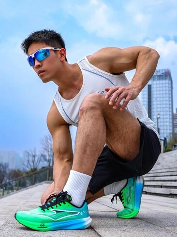 Polarized Running Sunglasses for Men Women UV Protection Sports Shade Glasses for Fishing Cycling Baseball in Kuwait