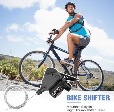 زوج دراجة SHIFTER 3 × 8/9/10 سرعة العتاد اليسرى واليمين لدراجة Moutain ، دراجة الطريق ، MTB ، BMX ، معدات Fixie ، ركوب الدراجات (3x8 سرعة) in Kuwait