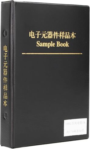 SMT Pack Box Book, 8500PCS 170 Types SMD Resistor Combo Sample Book Chip Resistors 0402 for Laboratory DIY Enthusiasts in Saudi Arabia