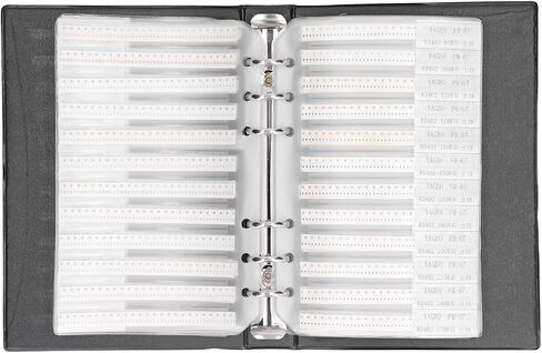 SMT Pack Box Book, 8500PCS 170 Types SMD Resistor Combo Sample Book Chip Resistors 0402 for Laboratory DIY Enthusiasts in Saudi Arabia