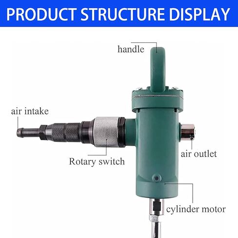 Handheld Air Mixer Drum Mixer | Pneumatic Mixer, Paint Stirring Machine Bracket Air Agitator Paint Mix Tool, Paint Agitator, Paint Mixing Machine(1) in Saudi Arabia