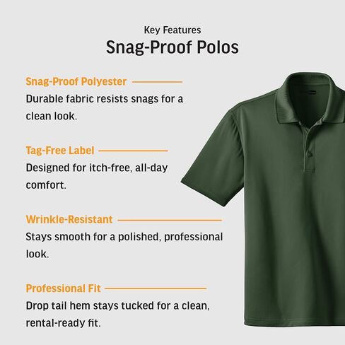 CornerStone Unisex Tall Select Lightweight Snag-Proof Polo in Saudi Arabia