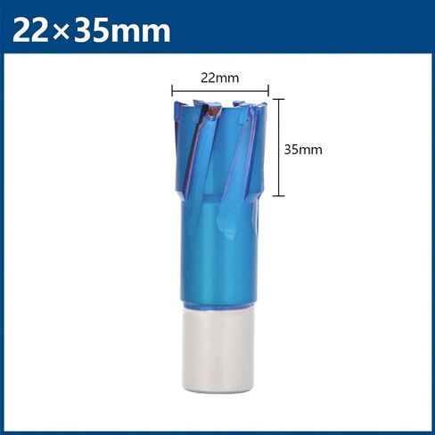 Annular Weldon Shank Magnetic Hollow Drill Bit for Blue Metal Carbide Hole Saw Cutter Drill 1Pcs (Color : 26x35mm) in Saudi Arabia