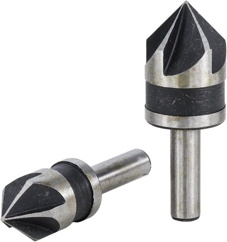 Chamfering Drill 10/13mm 7 Flute Countersink Drill Bit Hex Shank Carbon Steel Wood Metal Hole Drill 2Pcs in Saudi Arabia