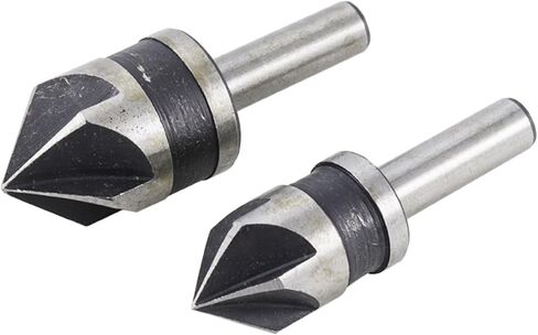 Chamfering Drill 10/13mm 7 Flute Countersink Drill Bit Hex Shank Carbon Steel Wood Metal Hole Drill 2Pcs in Saudi Arabia