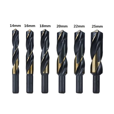 انخفاض شانك الحفر بت 14-25 مم تويست الحفر ثقب حفرة المعادن الحفر 1 مساءً (اللون: محول) in Kuwait