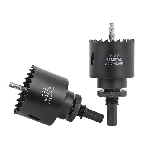 Core Drill Bit 35 40 53 60 70mm ثنائي الفتحة ثنائية المعدنية المنشار كربيد ثقب المظهر لأداة حفر ثقب المعادن الخشبية 1pcs (اللون: 70 ملم) in Kuwait