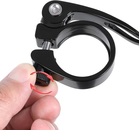 3 PCS CLAMP مقعد الدراجة ، مشبك SEATPOST ، ترقية دراجات مقعد الدراجة من سبائك الدراجات بعد طوق المقعد داخل القطر من المقاعد أنبوب المشابك 31.8 مم لإطارات الألومنيوم (أسود ، فضية) in Saudi Arabia