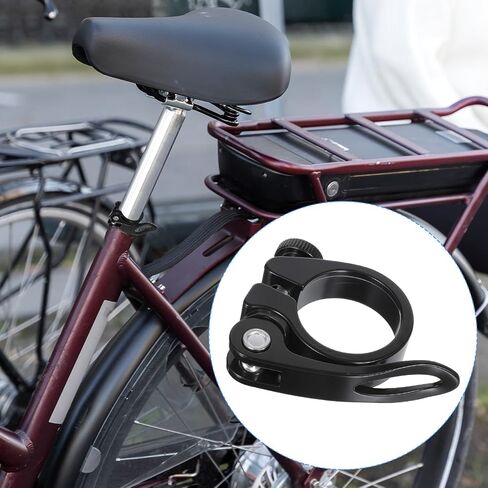 3 PCS CLAMP مقعد الدراجة ، مشبك SEATPOST ، ترقية دراجات مقعد الدراجة من سبائك الدراجات بعد طوق المقعد داخل القطر من المقاعد أنبوب المشابك 31.8 مم لإطارات الألومنيوم (أسود ، فضية) in Saudi Arabia