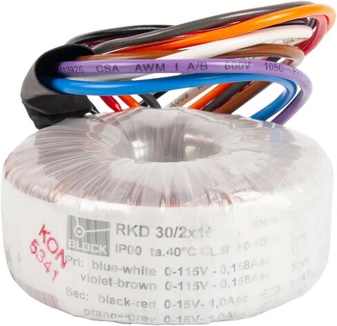 30W Dual 12V 15V 18V 24V Ring Cow 30VA toroidal Transformer(30w Dual 15v) in Saudi Arabia